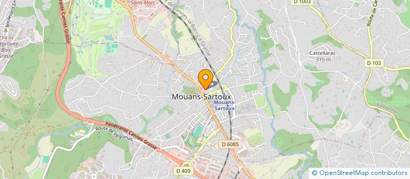 localisation de l'entreprise MONSIEUR TARAK CHOUCHANE  MOUANS-SARTOUX