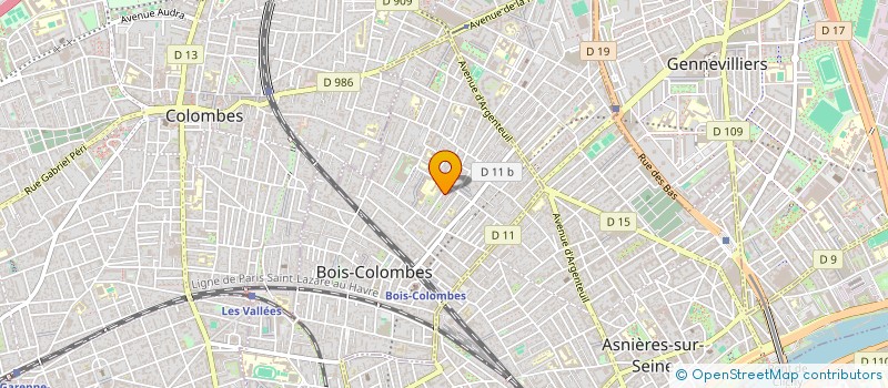 localisation de l'entreprise MONSIEUR TARAS PETRUNYAK à BOIS-COLOMBES