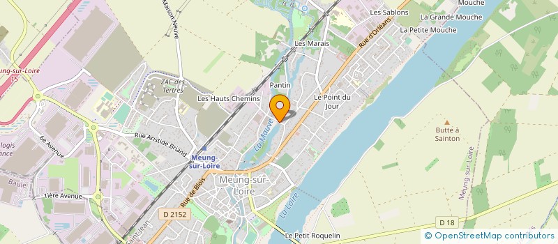 localisation de l'entreprise MONSIEUR TARCISIO PEREIRA DA CRUZ à MEUNG-SUR-LOIRE