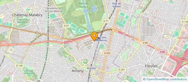 localisation de l'entreprise MONSIEUR TARDIEU TAMIJAPPA à ANTONY