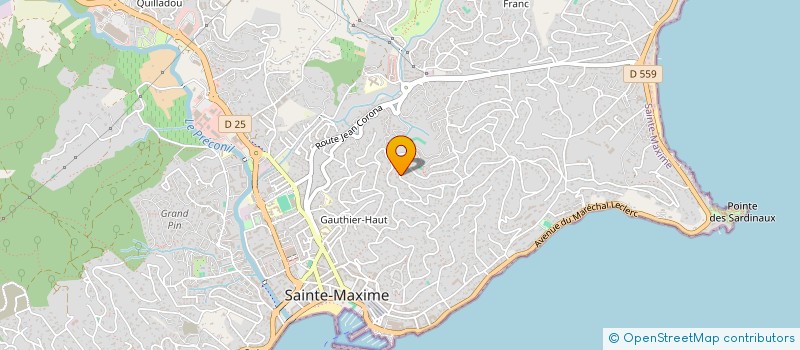 localisation de l'entreprise MONSIEUR TAREIK HARTI à SAINTE-MAXIME