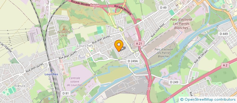 localisation de l'entreprise MONSIEUR TAREK ADJOUDJ  LOURCHES