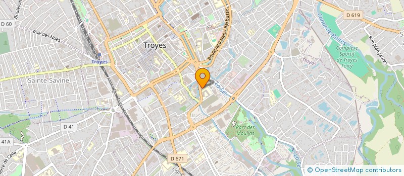 localisation de l'entreprise MONSIEUR TAREK AHMED MOHAMED à TROYES