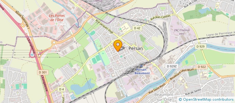 localisation de l'entreprise MONSIEUR TAREK BAHRIA  PERSAN