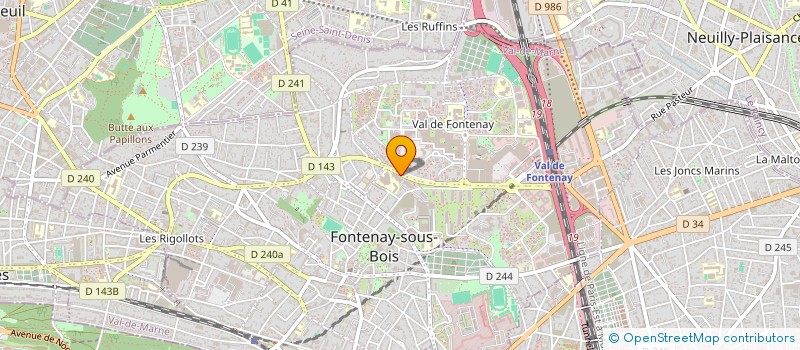 localisation de l'entreprise MONSIEUR TAREK BEN DJEMAA à FONTENAY-SOUS-BOIS