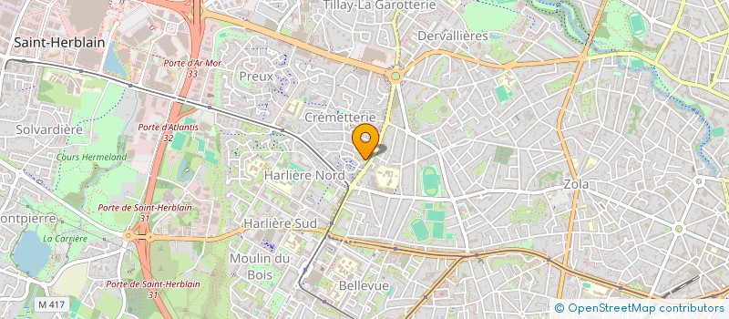 localisation de l'entreprise MONSIEUR TAREK BENBOUBAKER  SAINT-HERBLAIN