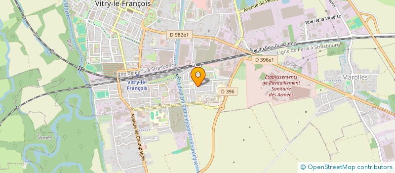 localisation de l'entreprise MONSIEUR TAREK BETTAHAR  VITRY-LE-FRANCOIS