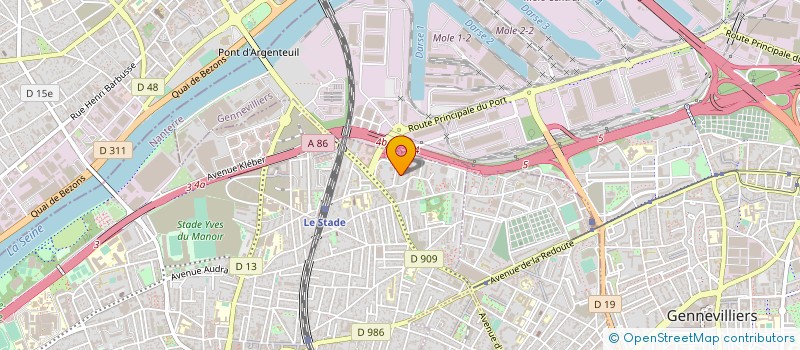 localisation de l'entreprise MONSIEUR TAREK BLAH  COLOMBES