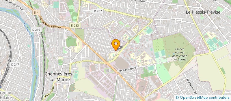 localisation de l'entreprise MONSIEUR TAREK BOUSLAMA  CHENNEVIERES-SUR-MARNE