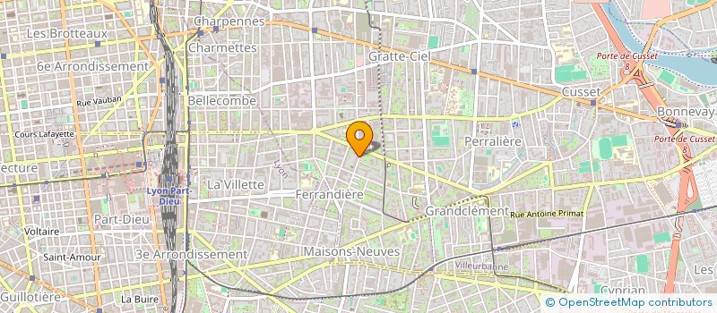 localisation de l'entreprise MONSIEUR TAREK BOUTA  VILLEURBANNE