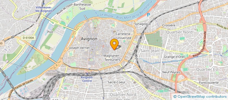 localisation de l'entreprise MONSIEUR TAREK CHABANE  AVIGNON