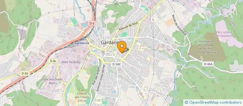 localisation de l'entreprise MONSIEUR TAREK CHAMKHI à GARDANNE