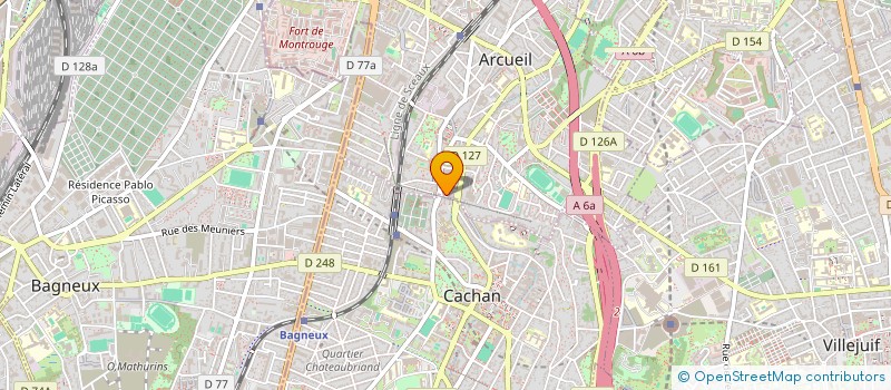 localisation de l'entreprise MONSIEUR TAREK CHTIOUI  ARCUEIL