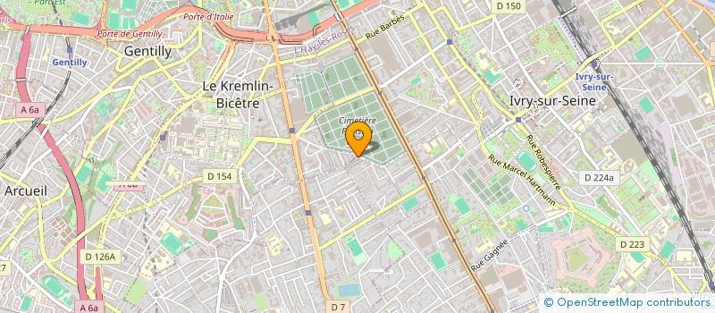 localisation de l'entreprise MONSIEUR TAREK DHAOUADI  IVRY-SUR-SEINE