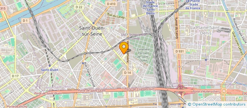 localisation de l'entreprise MONSIEUR TAREK EL HACHIMI à SAINT-OUEN-SUR-SEINE