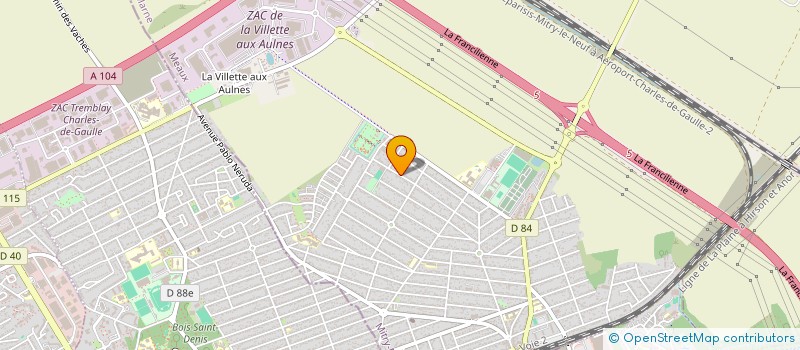 localisation de l'entreprise MONSIEUR TAREK EL HUSSEINY  MITRY-MORY