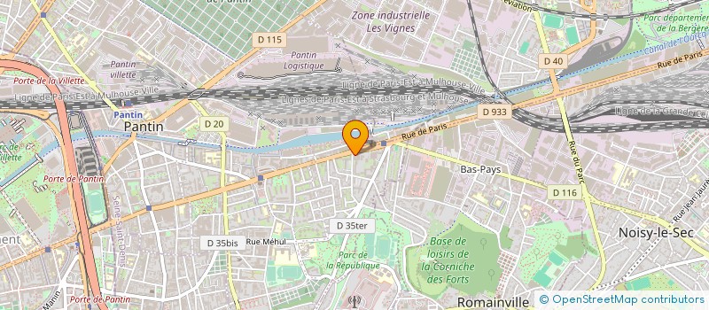localisation de l'entreprise MONSIEUR TAREK EZZAT à PANTIN