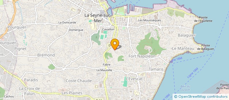 localisation de l'entreprise MONSIEUR TAREK GHARSSALAH à TOULON