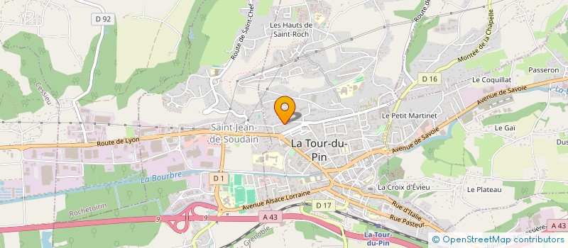 localisation de l'entreprise MONSIEUR TAREK GUERBAA à LA TOUR-DU-PIN