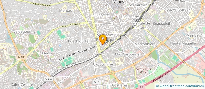 localisation de l'entreprise MONSIEUR TAREK HARRANE à NIMES