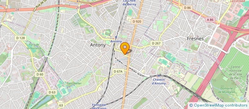 localisation de l'entreprise MONSIEUR TAREK HUSSEIN à ANTONY