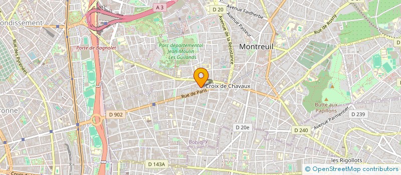 localisation de l'entreprise MONSIEUR TAREK KHELFI à MONTREUIL