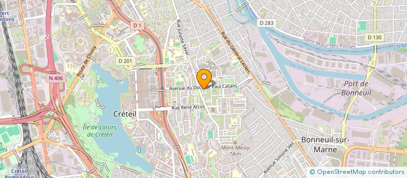 localisation de l'entreprise MONSIEUR TAREK KOURTEL  CRETEIL