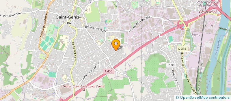 localisation de l'entreprise MONSIEUR TAREK LAKHNECHE  SAINT-GENIS-LAVAL