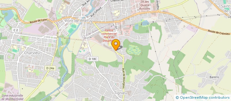 localisation de l'entreprise MONSIEUR TAREK LAMLOUMI  TIGNIEU-JAMEYZIEU