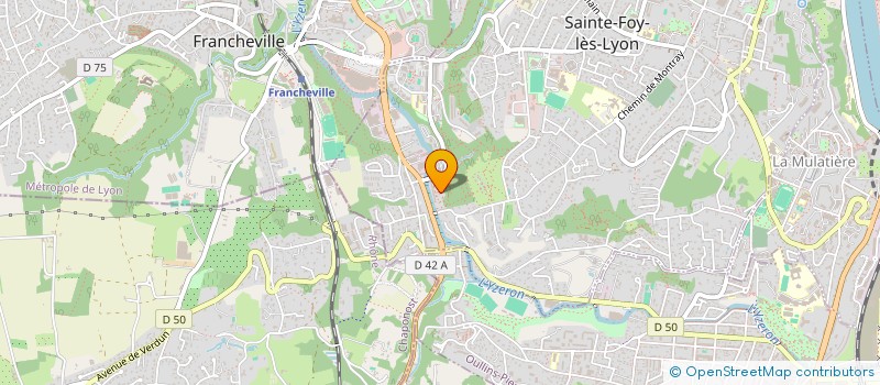 localisation de l'entreprise MONSIEUR TAREK LEMAISSI  SAINTE-FOY-LES-LYON