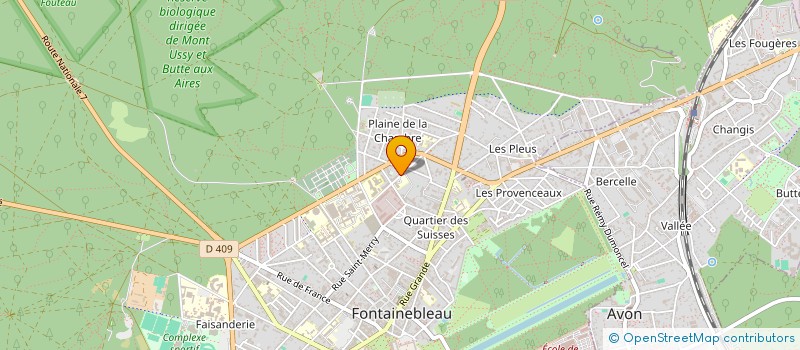 localisation de l'entreprise MONSIEUR TAREK LIMANI à FONTAINEBLEAU