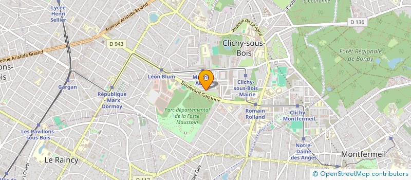 localisation de l'entreprise MONSIEUR TAREK LOUNISSI à CLICHY-SOUS-BOIS