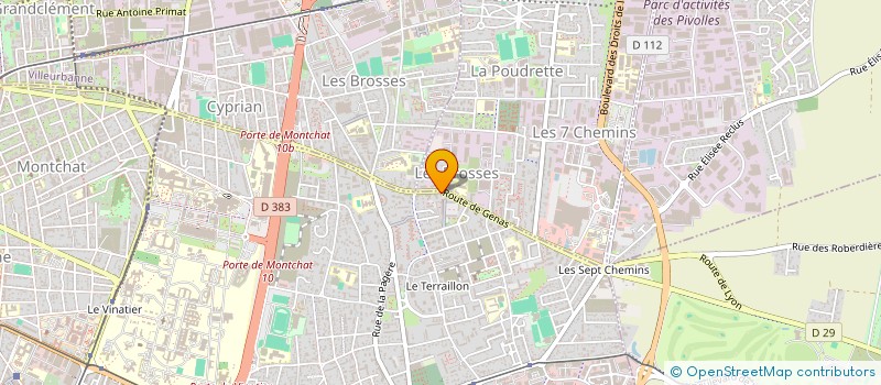 localisation de l'entreprise MONSIEUR TAREK MARGHAD à BRON