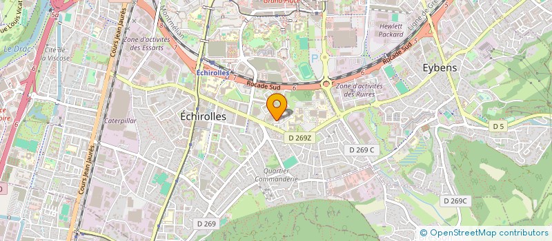 localisation de l'entreprise MONSIEUR TAREK MEKEFFES  ECHIROLLES
