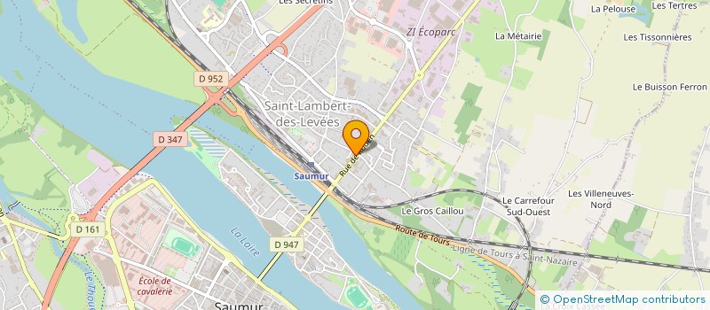 localisation de l'entreprise MONSIEUR TAREK MELHLI à SAUMUR