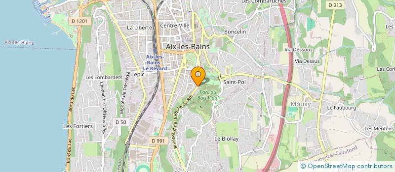 localisation de l'entreprise MONSIEUR TAREK MESSAOUDI  AIX-LES-BAINS