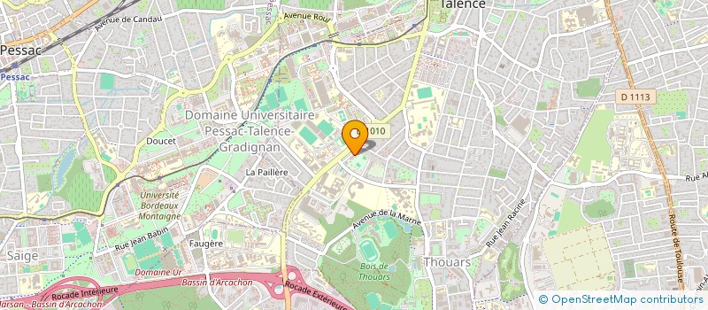 localisation de l'entreprise MONSIEUR TAREK MILES  TALENCE