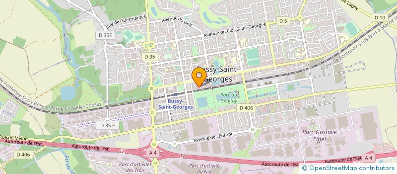 localisation de l'entreprise MONSIEUR TAREK NAJAR  BUSSY-SAINT-GEORGES