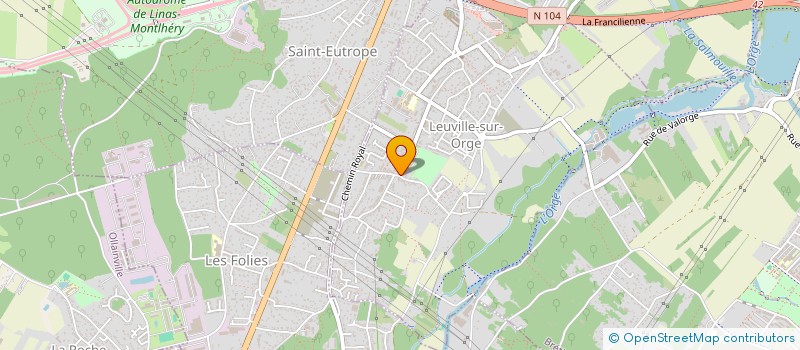 localisation de l'entreprise MONSIEUR TAREK OUERCHEFANI  LEUVILLE-SUR-ORGE