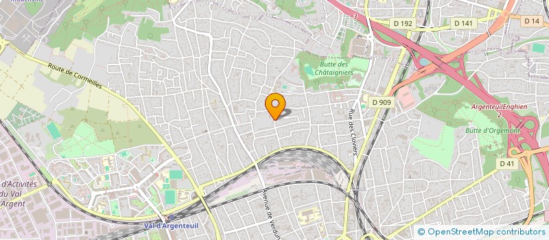 localisation de l'entreprise MONSIEUR TAREK RAFIK NAIM MOUEDDENE  ARGENTEUIL