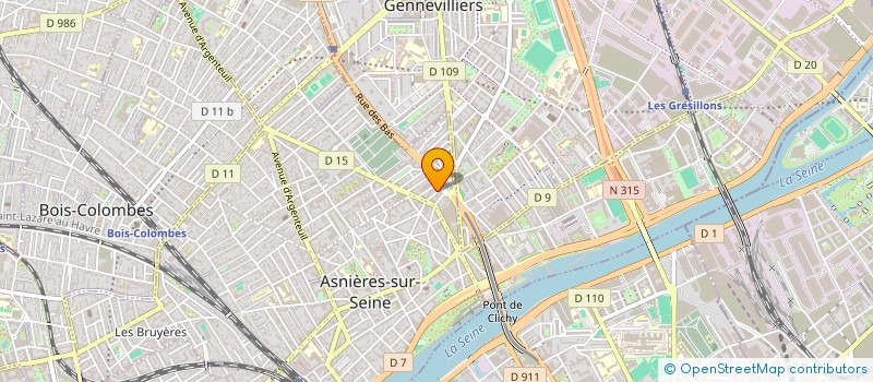 localisation de l'entreprise MONSIEUR TAREK ROUIS  ASNIERES-SUR-SEINE