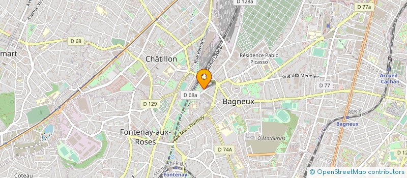 localisation de l'entreprise MONSIEUR TAREK SEOUD à BAGNEUX