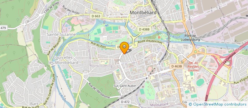 localisation de l'entreprise MONSIEUR TAREK TALMOUDI  MONTBELIARD
