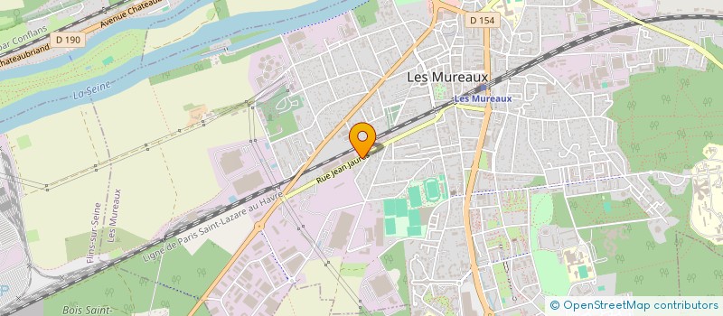 localisation de l'entreprise MONSIEUR TAREK YJJOU à LES MUREAUX
