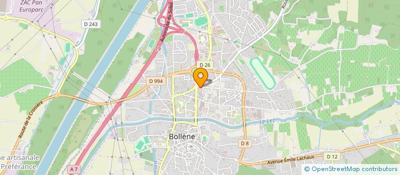 localisation de l'entreprise MONSIEUR TAREKK BENLARIBI  BOLLENE