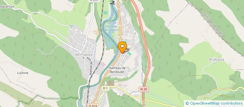 localisation de l'entreprise MONSIEUR TARIEL TSITSILASHVILI à FOIX