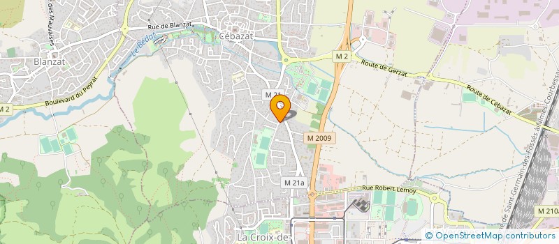 localisation de l'entreprise MONSIEUR TARIF SHAHED  CEBAZAT