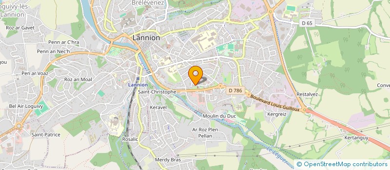 localisation de l'entreprise MONSIEUR TARIG MOHAMMED ISMAIL  LANNION