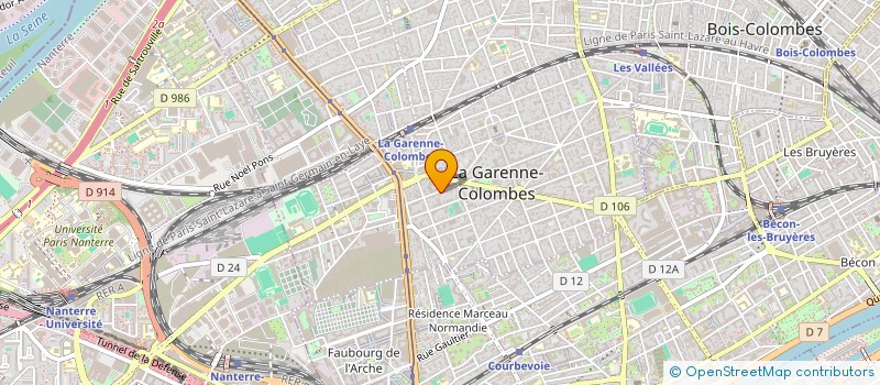 localisation de l'entreprise MONSIEUR TARIK AAZIZI à LA GARENNE-COLOMBES