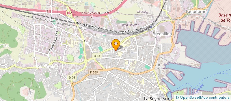 localisation de l'entreprise MONSIEUR TARIK ADJAL  LA SEYNE-SUR-MER